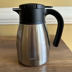 GINT Thermal Carafe Coffee Pot 32oz Stainless Steel Insulated Beverage Dispenser